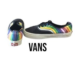 🌈 Host Pick VANS Pride Low Top Sneakers | The Authentic Shoe | Women’s 7.5
